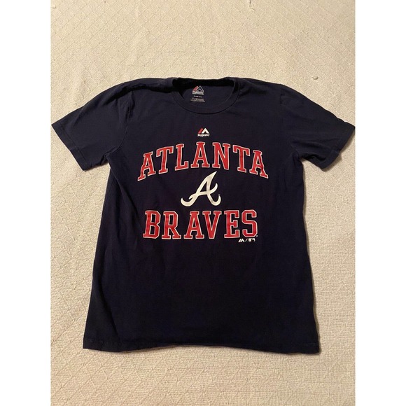 Majestic Other - Atlanta Braves Majestic MLB Baseball Tee Shirt Size Boys Medium